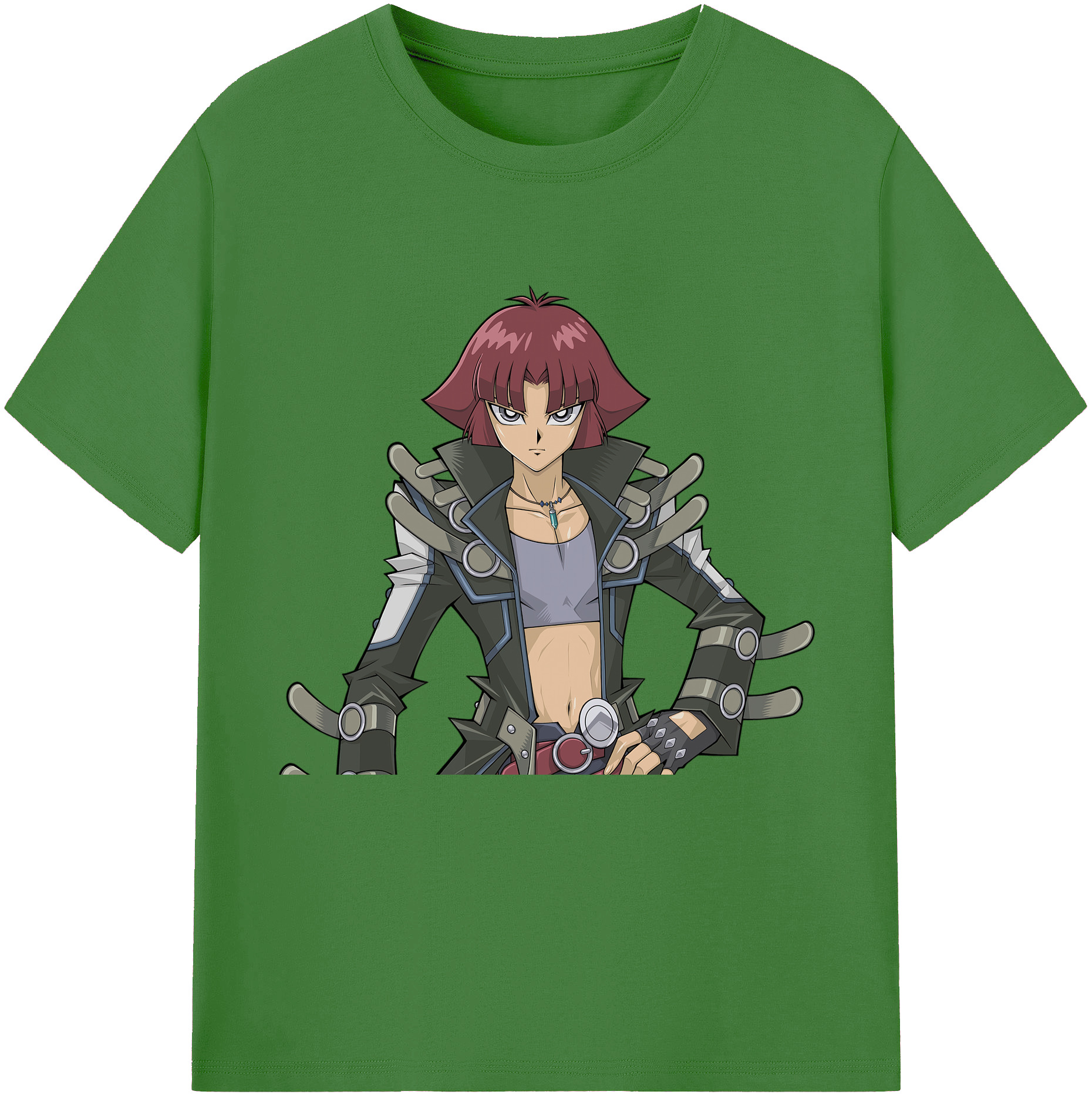 （画像用） 遊☆戯☆王 Yu-Gi-Oh! レディースカジュアルプリントTシャツ（綿100％）